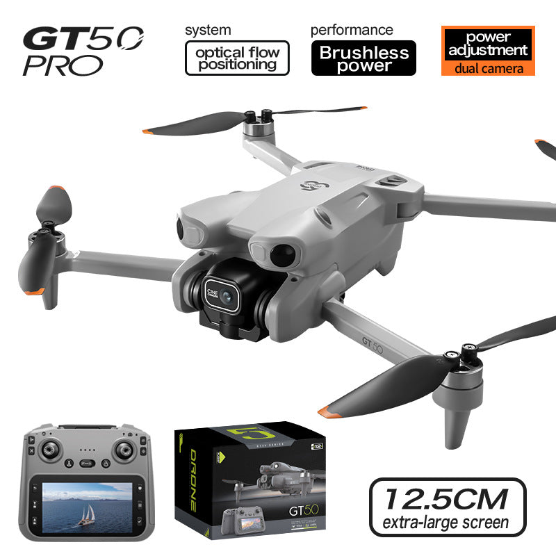 Drone with Screen HD Aerial Photography Brushless Obstacle Avoidance ESC Quadrcopter Toy Aircraft